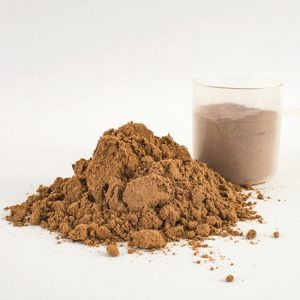 protein powder and water