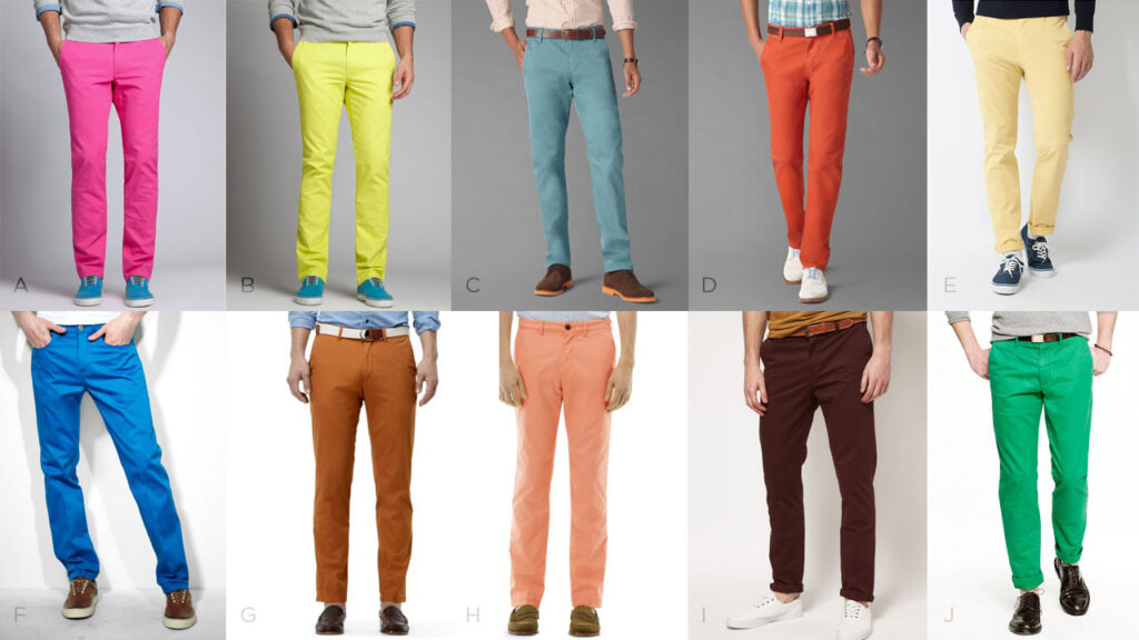 colorful pants